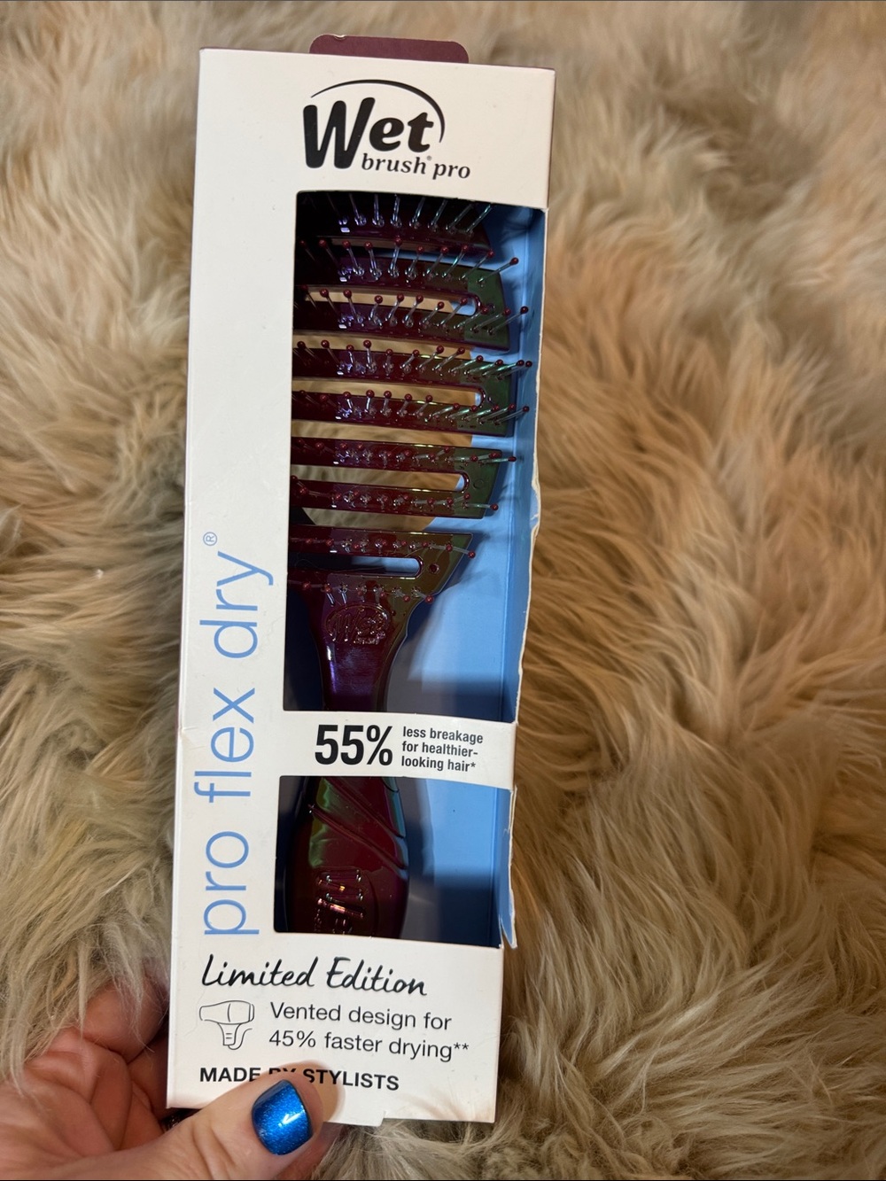 Wet Brush Pro Flex Dry Limited Edition Vent Brush - Burgundy